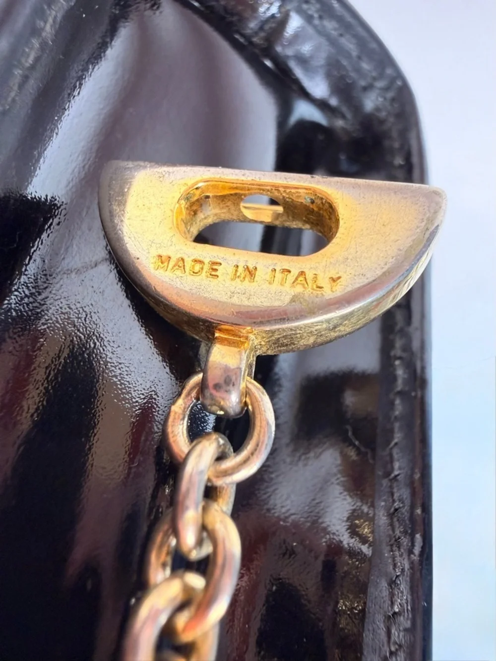 Salvatore Ferragamo Black Wallet with Gold Accents EUC